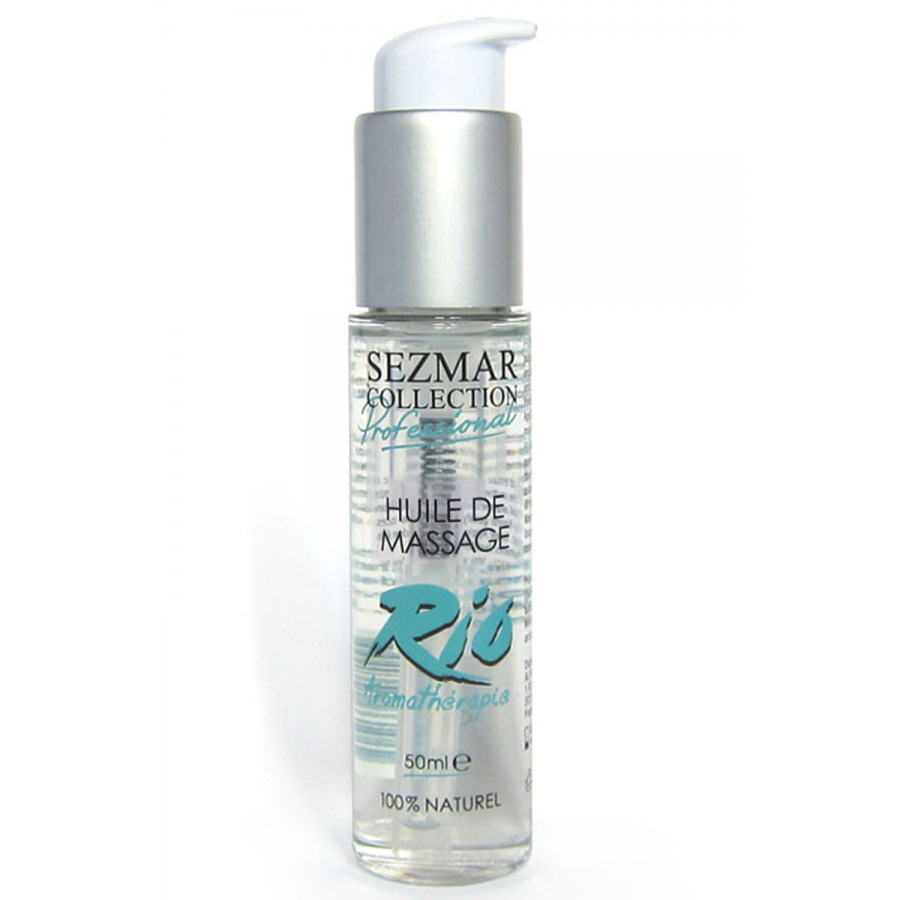 Huile de massage professionnelle RIO 100% naturelle 50 ml - SEZ098 Huile de massage professionnelle RIO 100% naturelle 50 ml - SEZ098