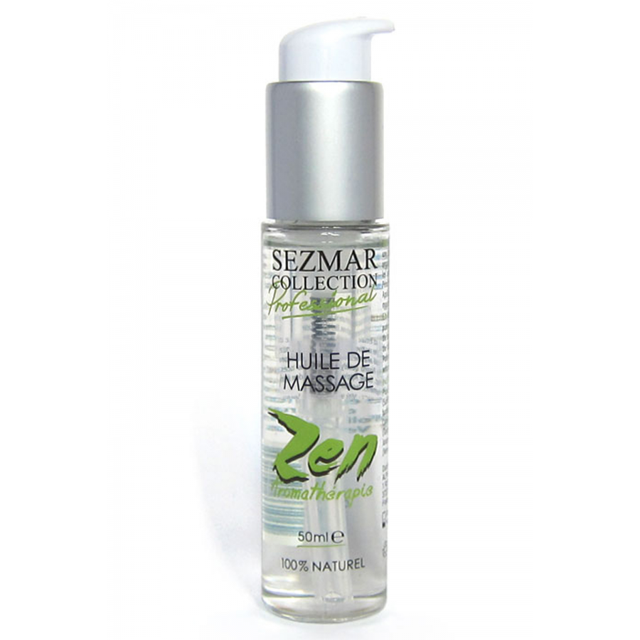 Huile de massage professionnelle ZEN 100% naturelle 50 ml - SEZ099 Huile de massage professionnelle ZEN 100% naturelle 50 ml - SEZ099