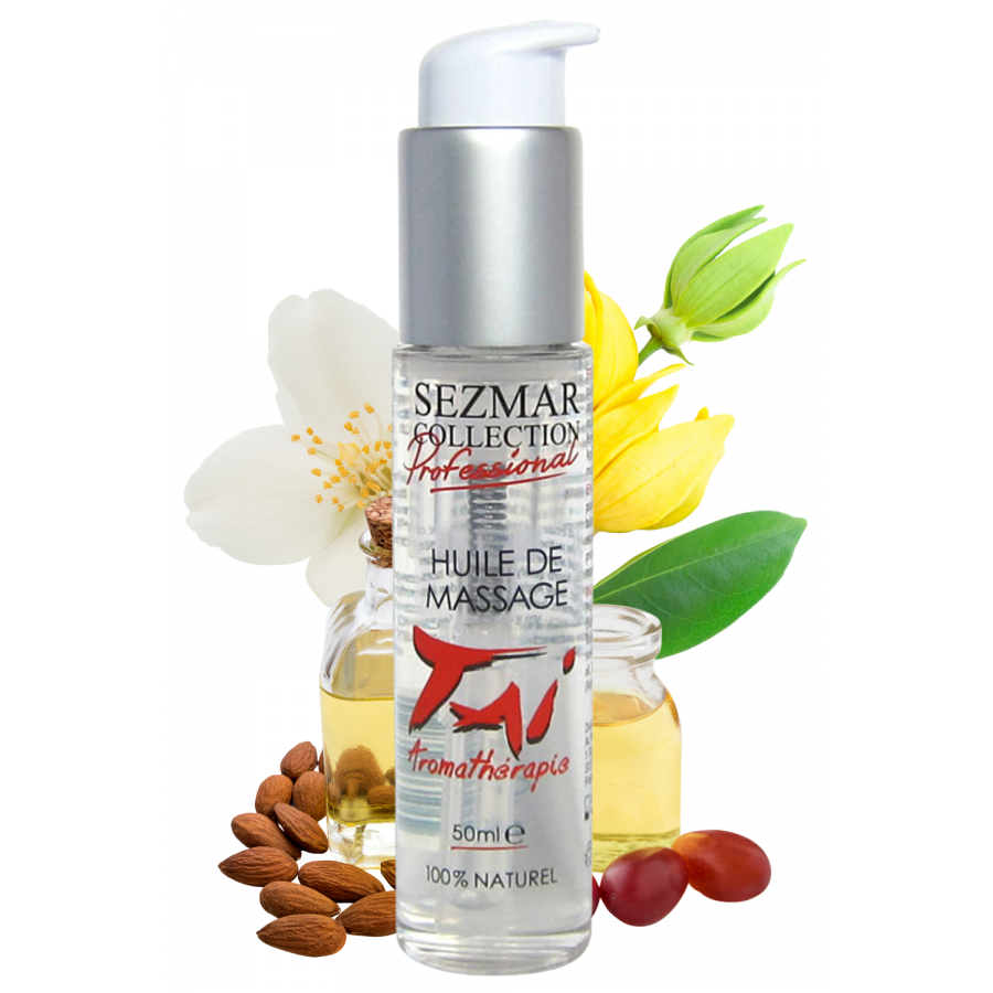 Huile de massage professionnelle TAI 100% naturelle 50 ml - SEZ100 Huile de massage professionnelle TAI 100% naturelle 50 ml - SEZ100