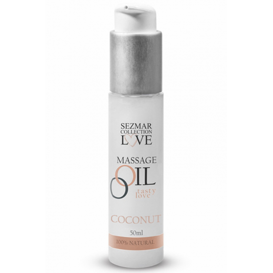 Huile de massage 100% naturelle noix de coco 50ml - SEZ076