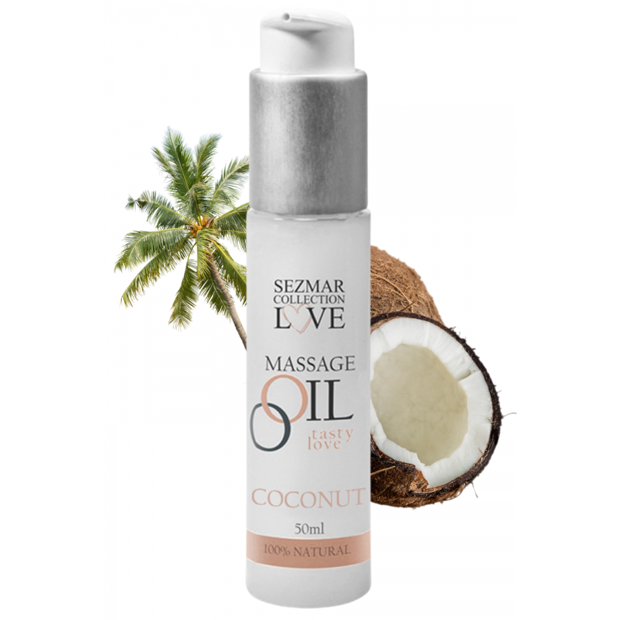Huile de massage 100% naturelle noix de coco 50ml - SEZ076