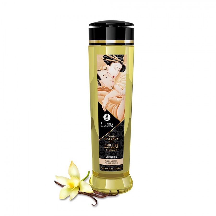 Huile de massage Desire vanille fétiche 240ml - CC1207 Huile de massage Desire vanille fétiche 240ml - CC1207