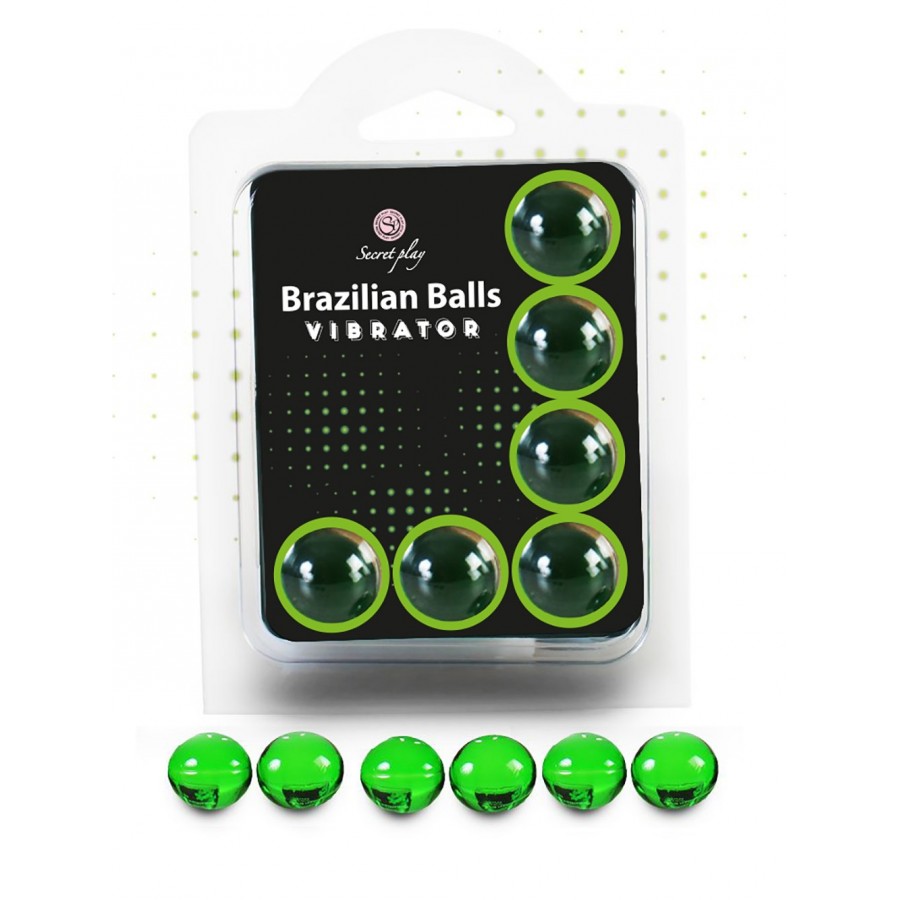 6 boules Brésiliennes effet vibrant - BZ35912 6 boules Brésiliennes effet vibrant - BZ35912