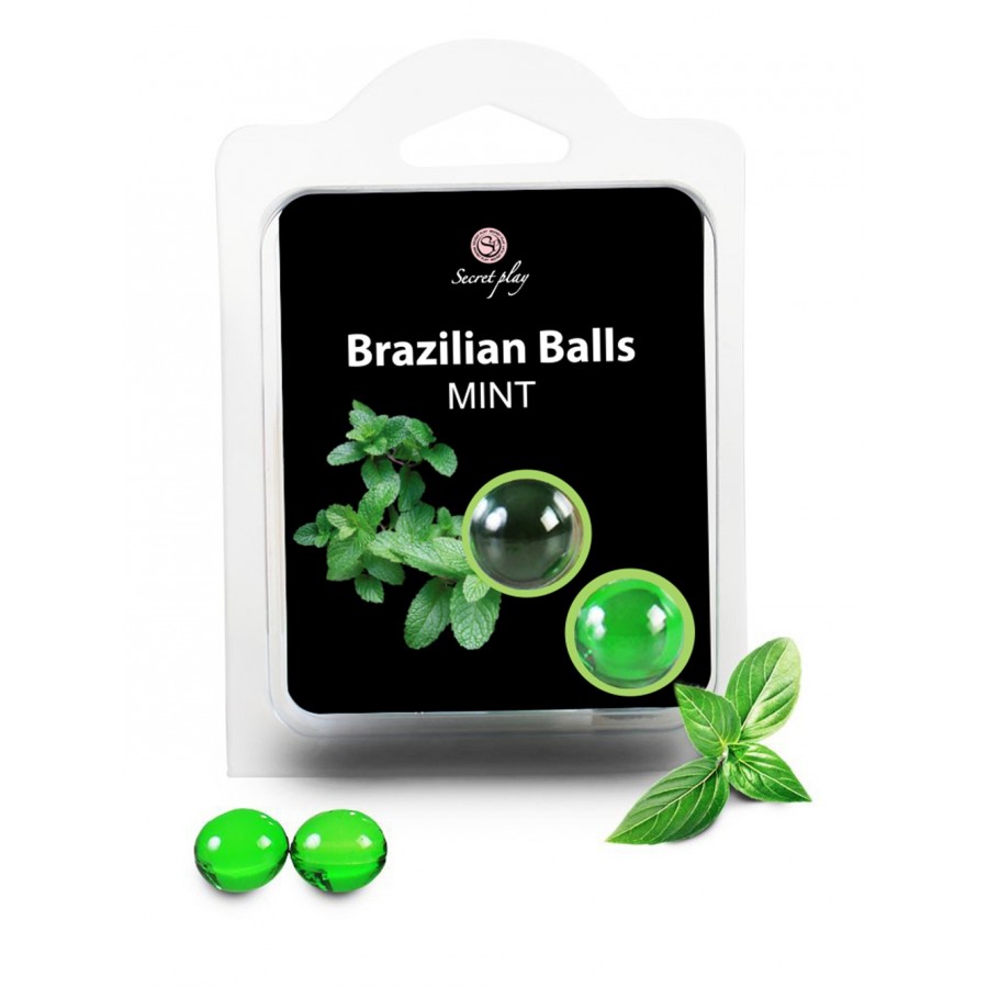 Boules de massage Brésiliennes menthe - BZ3858 Boules de massage Brésiliennes menthe - BZ3858