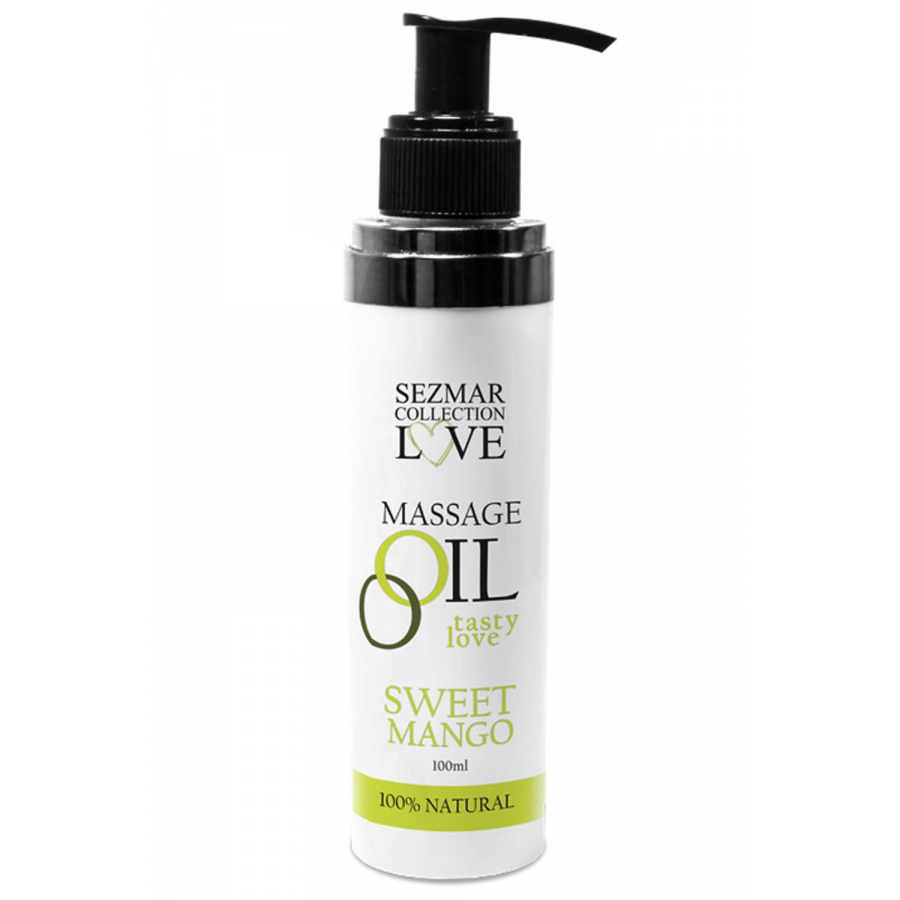 Huile de massage comestible mangue 100ml 100% naturelle - SEZ064A