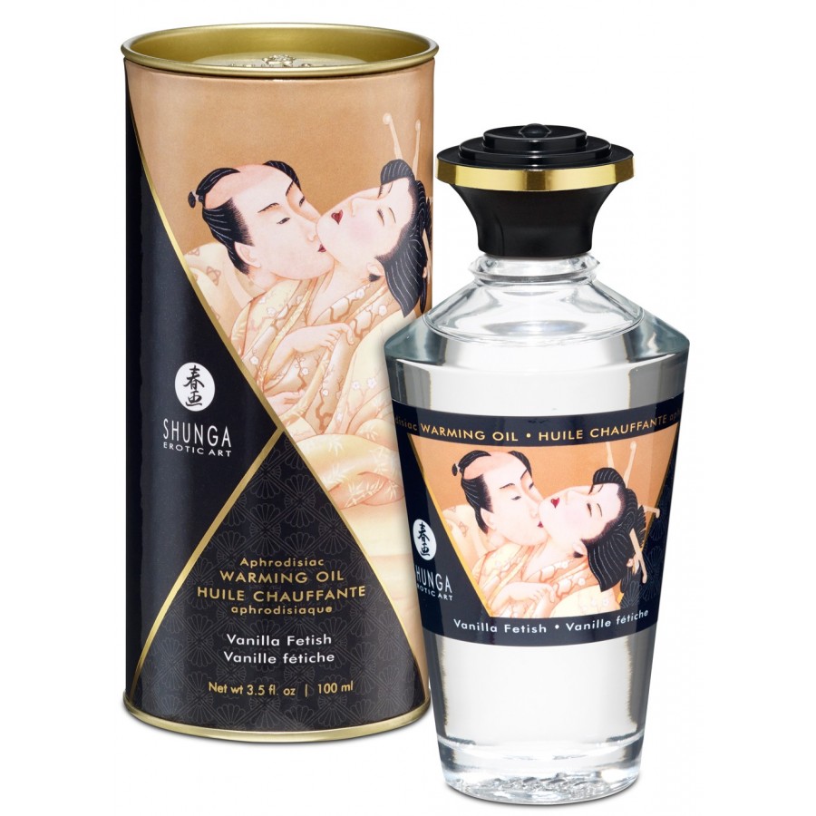 Huile chauffante vanille comestible 100ml - CC812007
