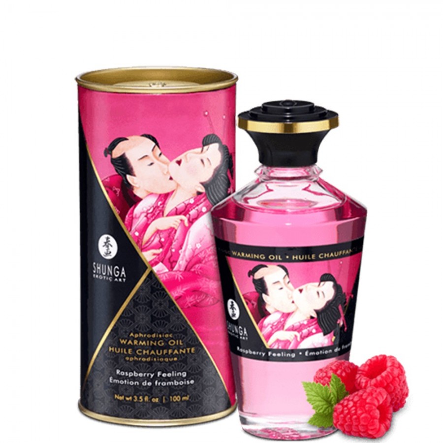 Huile chauffante framboise comestible 100ml - CC812002 Huile chauffante framboise comestible 100ml - CC812002