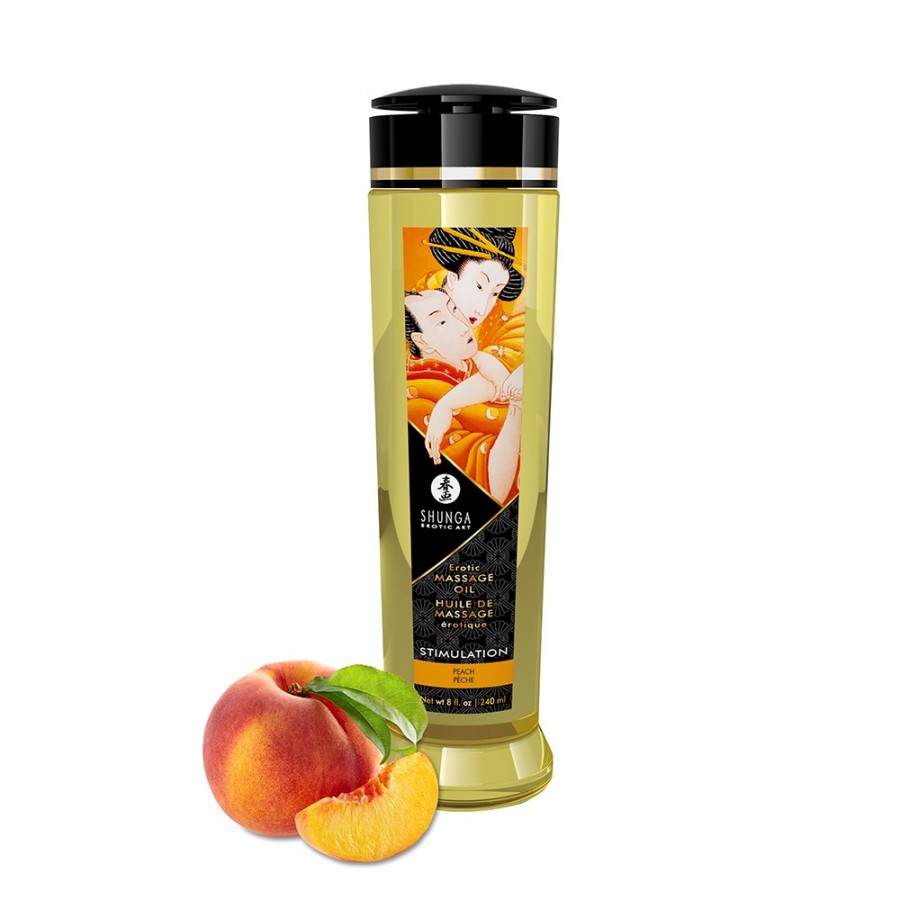 Huile de massage Stimulation pêche aphrodisiaque 240ml - CC1203 Huile de massage Stimulation pêche aphrodisiaque 240ml - CC1203