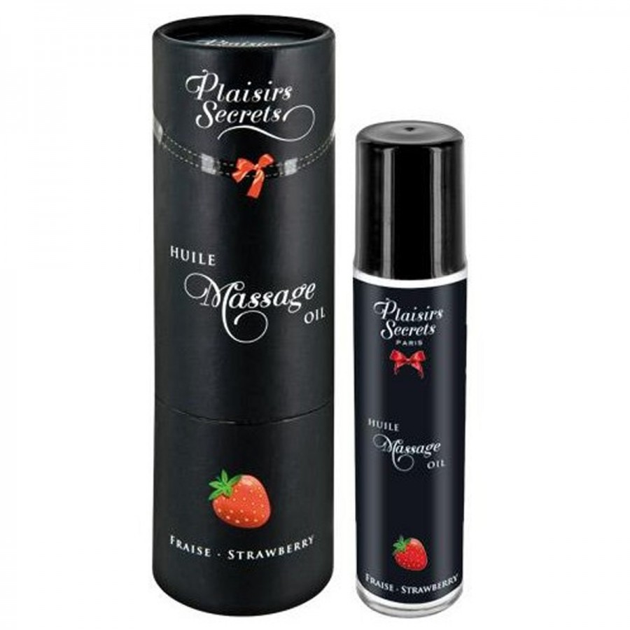 Huile de massage comestible fraise 59ml - CC826007 Huile de massage comestible fraise 59ml - CC826007