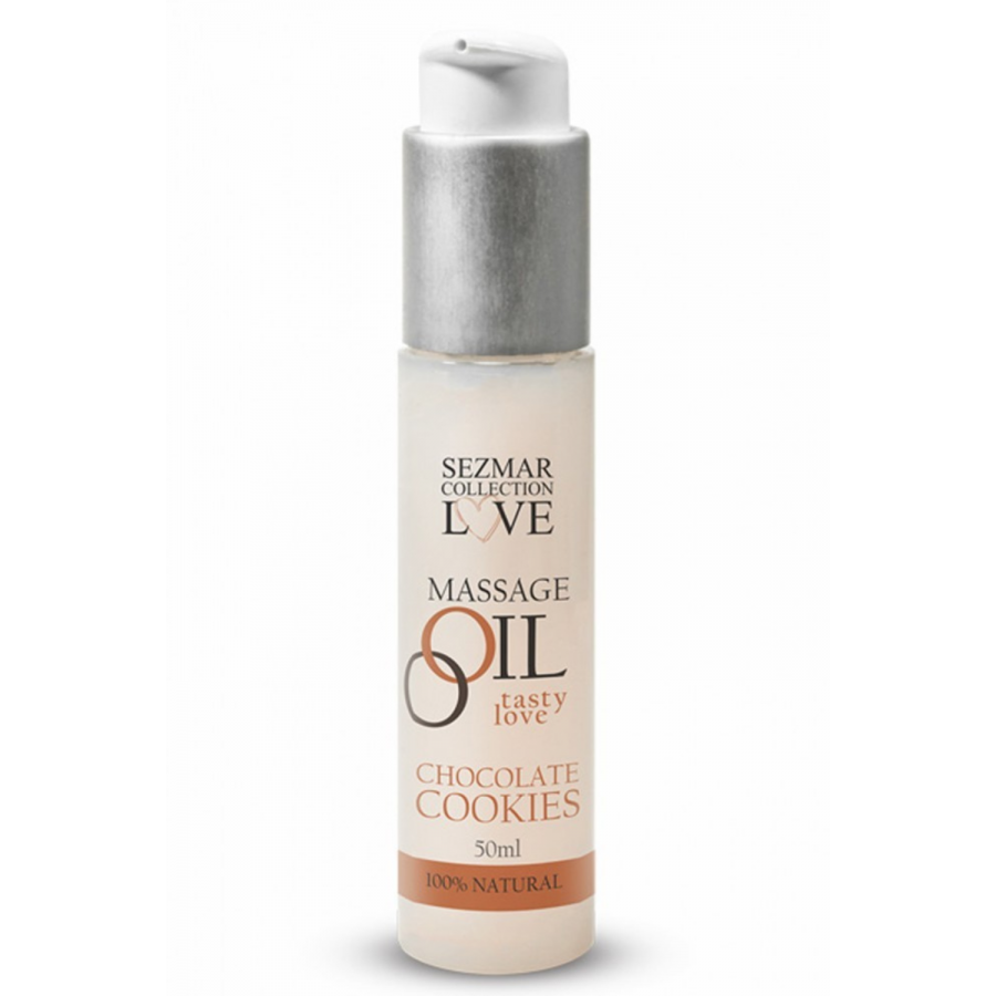 Huile de massage comestible cookie chocolat 50ml - SEZ002 Huile de massage comestible cookie chocolat 50ml - SEZ002