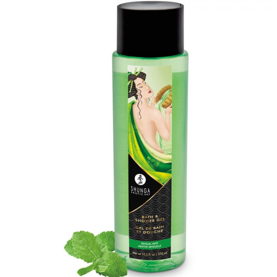 Gel de bain et douche menthe sensuelle Shunga 370 ml - CC5269 Gel de bain et douche menthe sensuelle Shunga 370 ml - CC5269