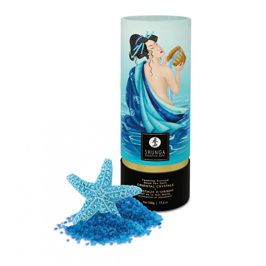 Sel de la mer morte aromatisé et moussant Océan de Tentations 500 gr Shunga - CC7515 Sel de la mer morte aromatisé et moussant Océan de Tentations 500 gr Shunga - CC7515
