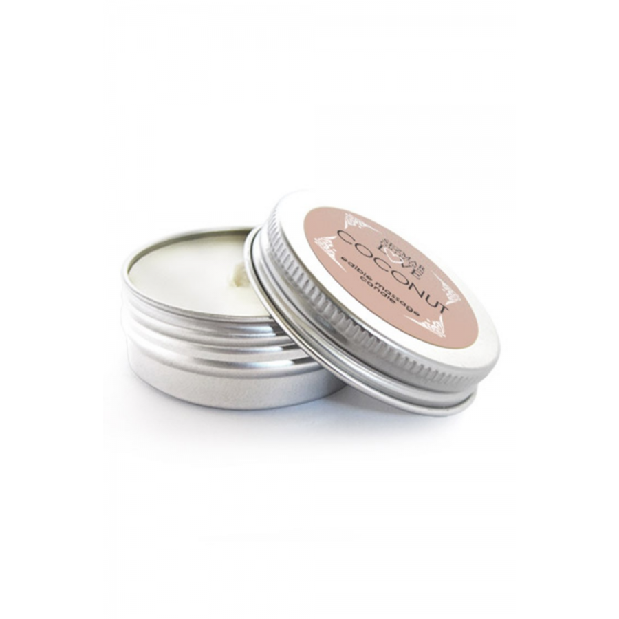 Mini Bougie de massage Noix de coco 30ml 100% naturelle - SEZ077