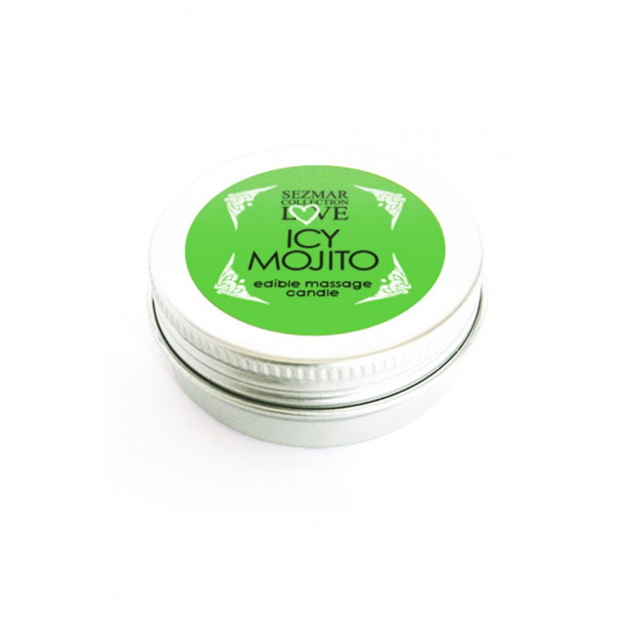 Mini Bougie de massage mojito 30ml 100% naturelle - SEZ074