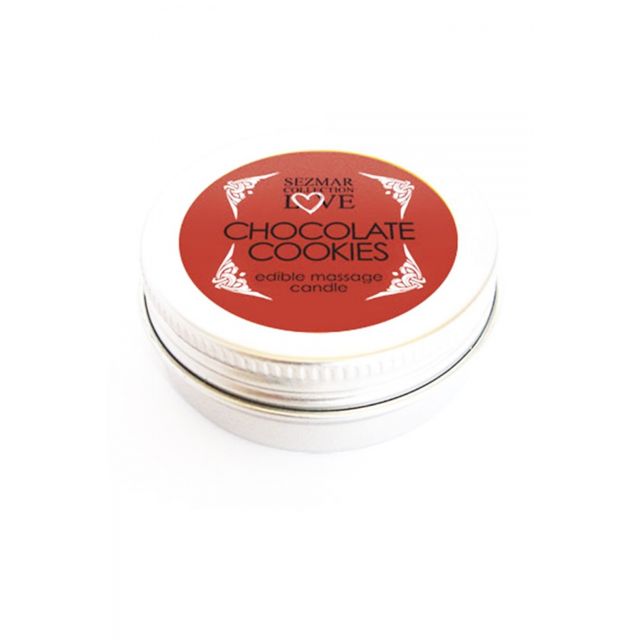 Mini Bougie de massage Chocolat Cookie 30ml 100% naturelle - SEZ068