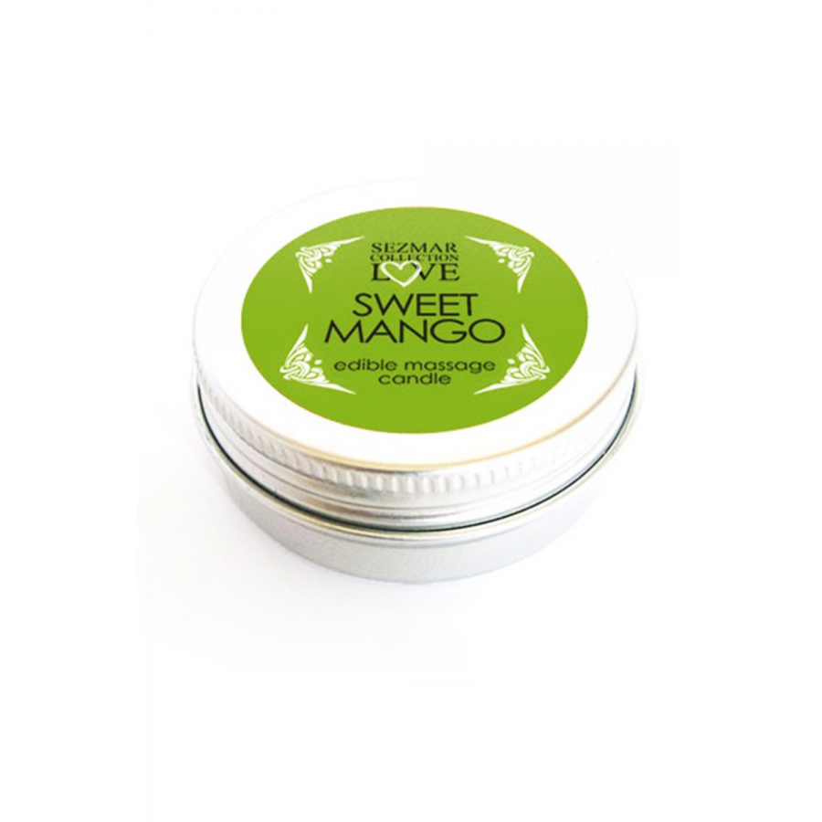Mini Bougie de massage Mangue 30ml 100% naturelle - SEZ069