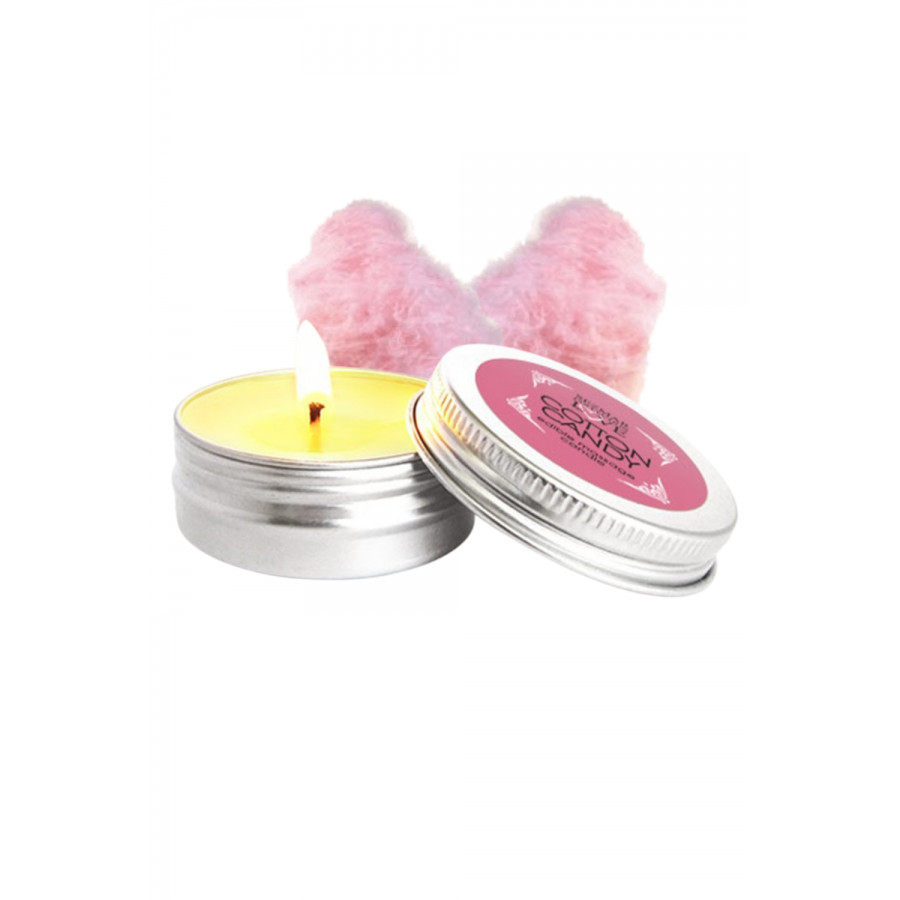 Mini Bougie de massage barbe à papa 30 ml 100% naturelle - SEZ071 Mini Bougie de massage barbe à papa 30 ml 100% naturelle - SEZ071
