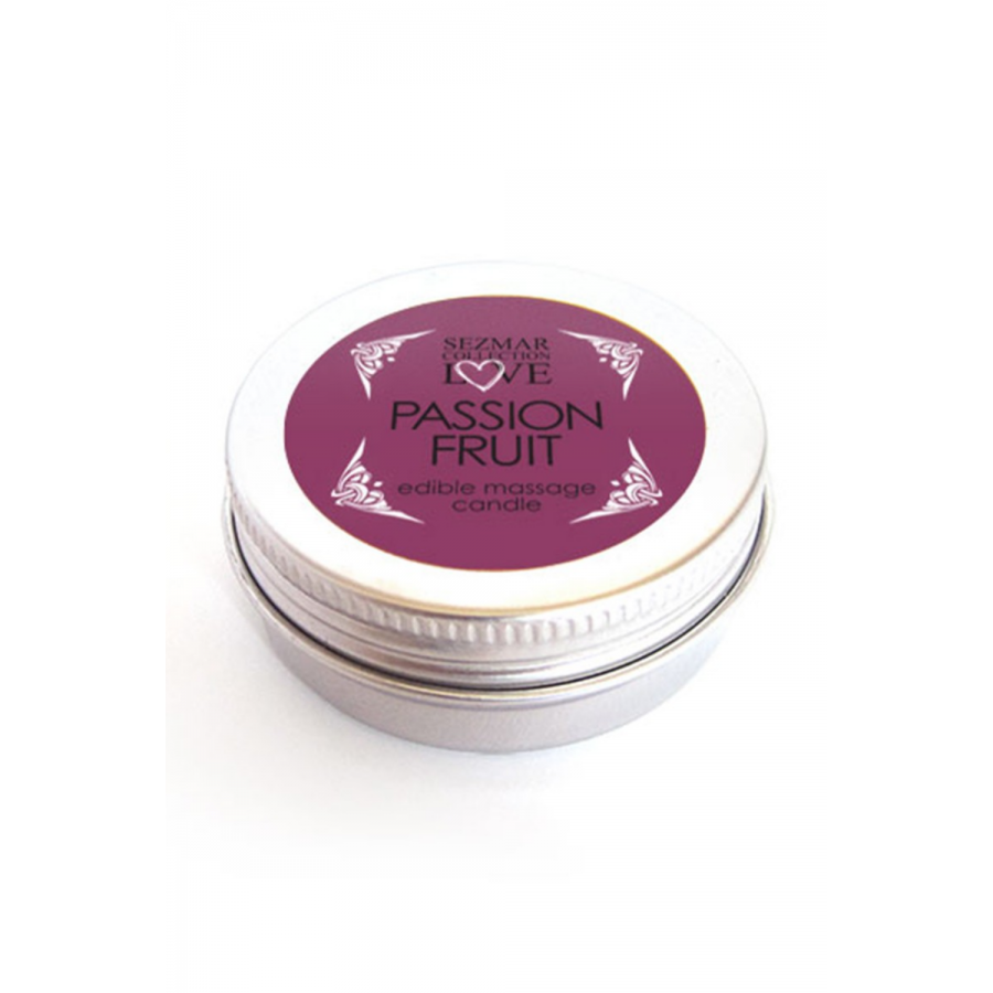Mini Bougie de massage fruit de la passion 30ml 100% naturelle - SEZ067