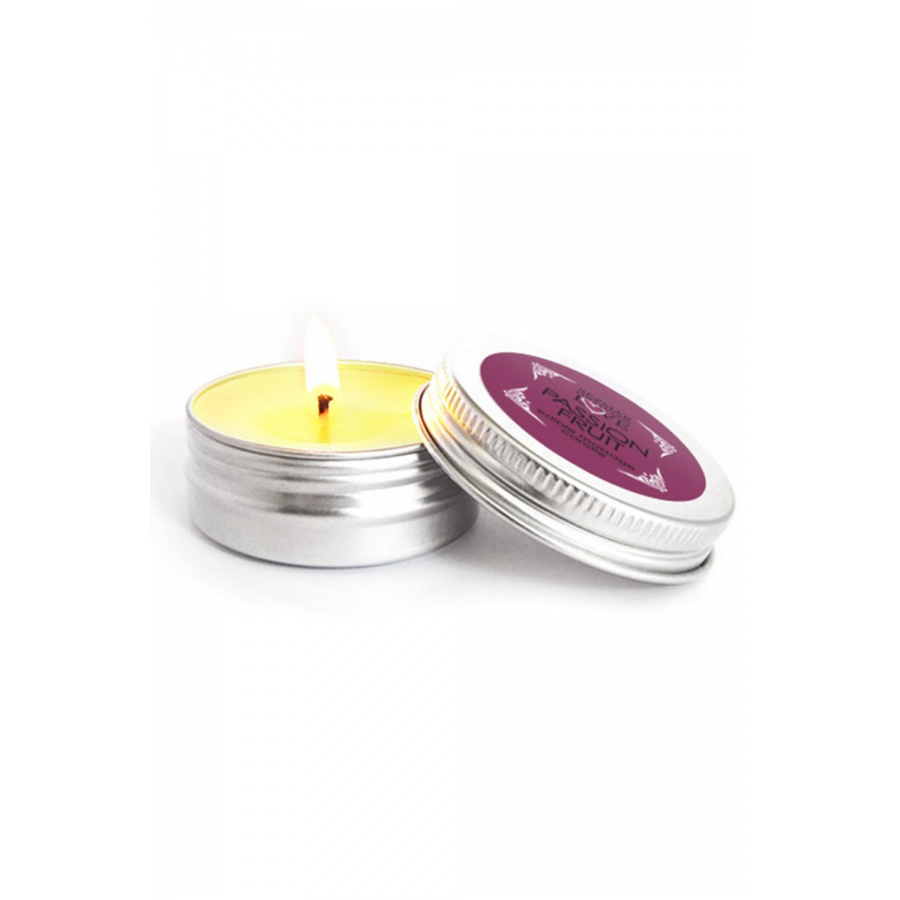 Mini Bougie de massage fruit de la passion 30ml 100% naturelle - SEZ067