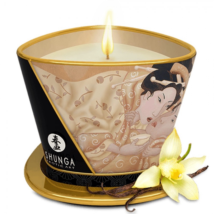 Bougie de massage vanille 170ml - CC824501 Bougie de massage vanille 170ml - CC824501