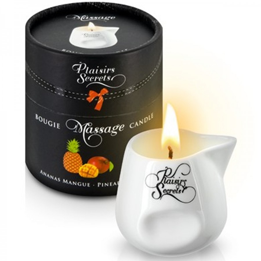 Bougie de massage ananas mangue 80ml - CC826033 Bougie de massage ananas mangue 80ml - CC826033