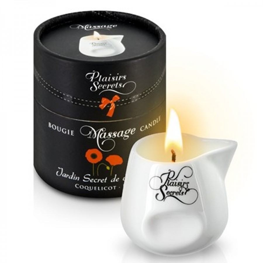 Bougie de massage coquelicot 80ml - CC826037 Bougie de massage coquelicot 80ml - CC826037