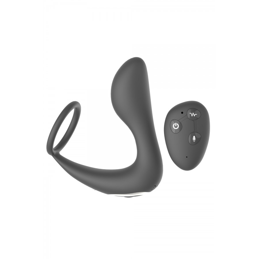 Stimulateur de prostate télécommandé avec micro décharge électrique et avec option commande vocale JUNO - WS-NV526 Stimulateur de prostate télécommandé avec micro décharge électrique et avec option commande vocale JUNO - WS-NV526