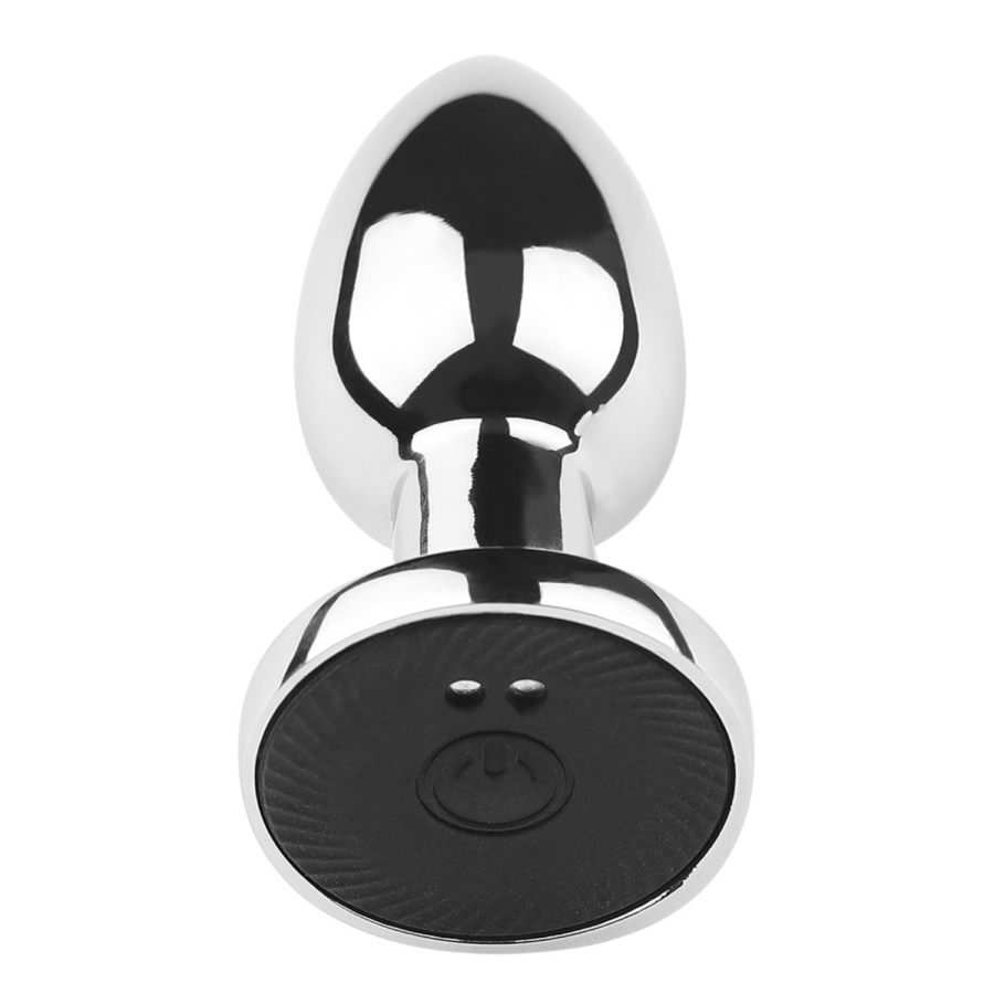 Plug vibrant acier inoxydable anal taille S avec télécommande, USB - RY-207-S