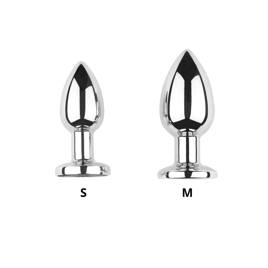 Plug vibrant acier inoxydable anal taille S avec télécommande, USB - RY-207-S