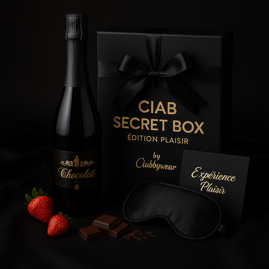 CIAB Secret Box – Coffret Plaisir Chocolate in a Bottle x Clubbywear | Idée Cadeau Gourmande & Sensuelle