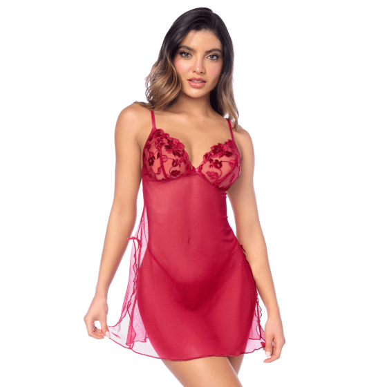 Babydoll Mapalé romantique avec string 
