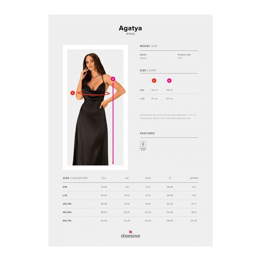 Agatya Robe - Noir