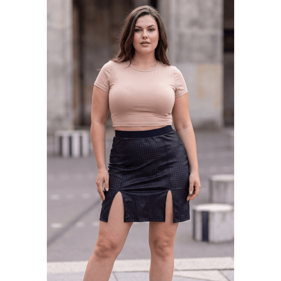 Jupe longue noire Omella - LSL3-LBLK