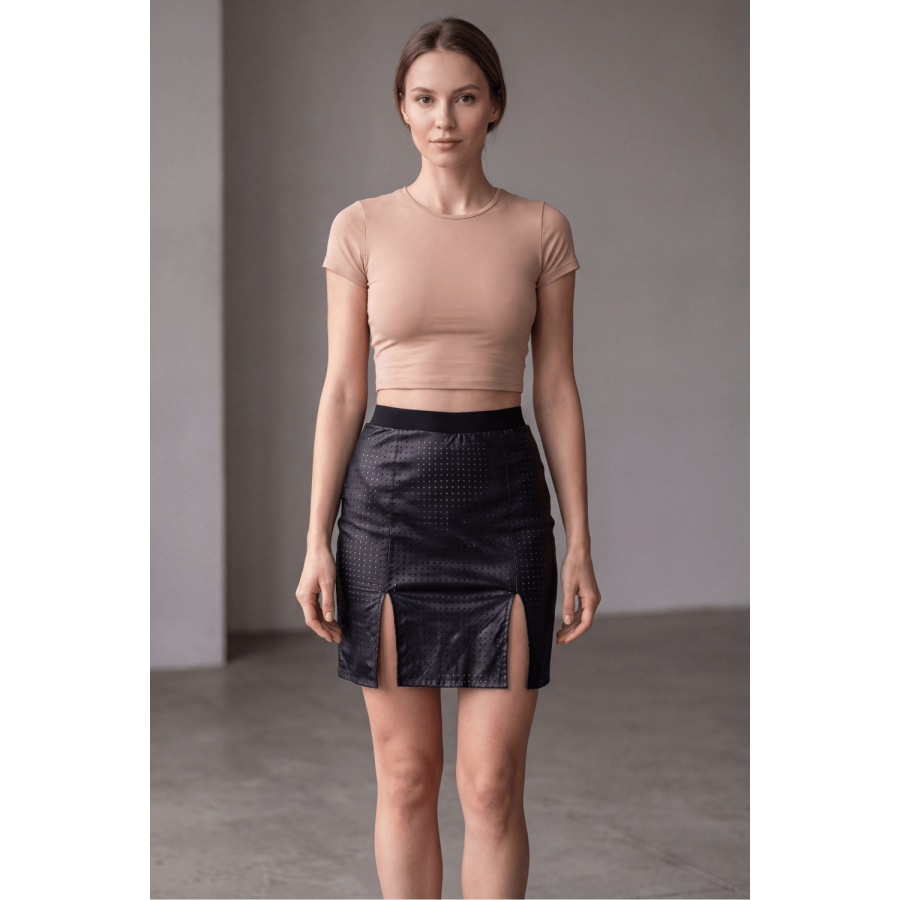 Jupe longue noire Omella - LSL3-LBLK