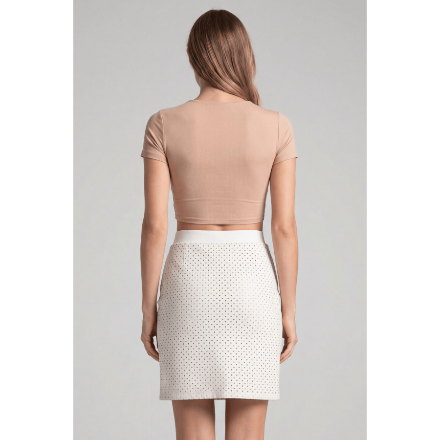 Jupe longue blanche Natacha - LSL3-LWHT