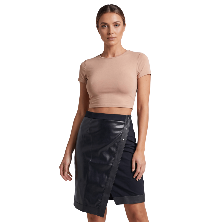 Jupe longue noire Frida - LSL2-LBLK