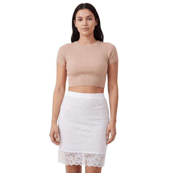 Jupe longue blanche Catalina - LSK2-LWHT