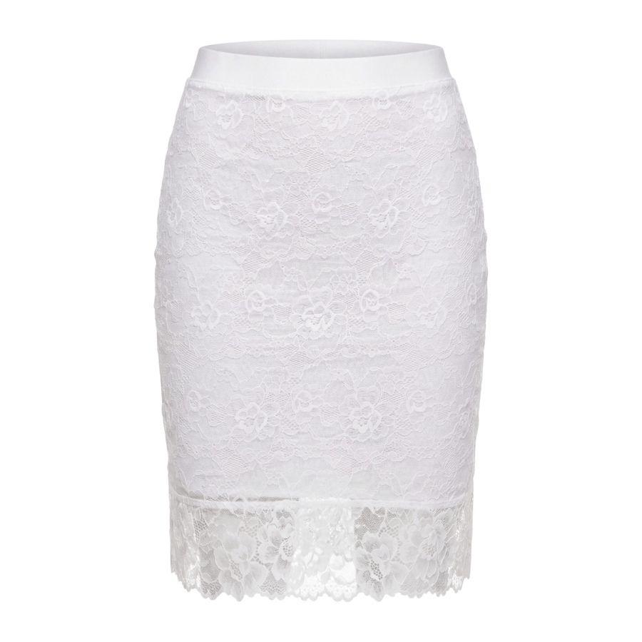 Jupe longue blanche Catalina - LSK2-LWHT