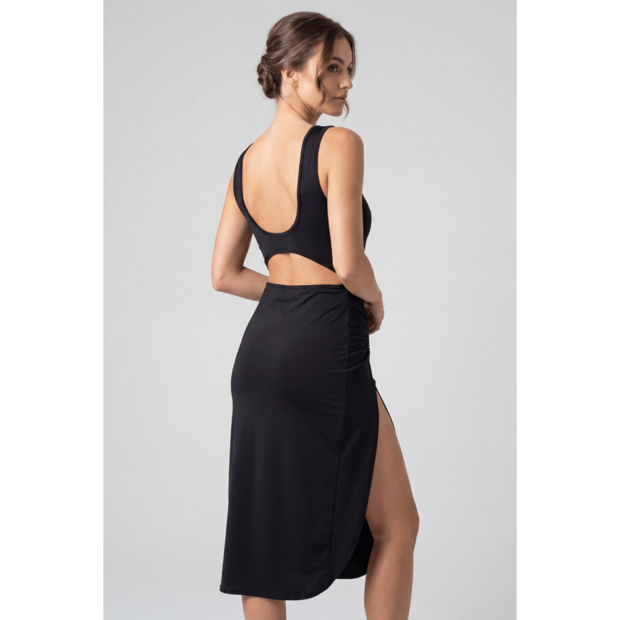 Robe noire Anastasia - LDC01BLK