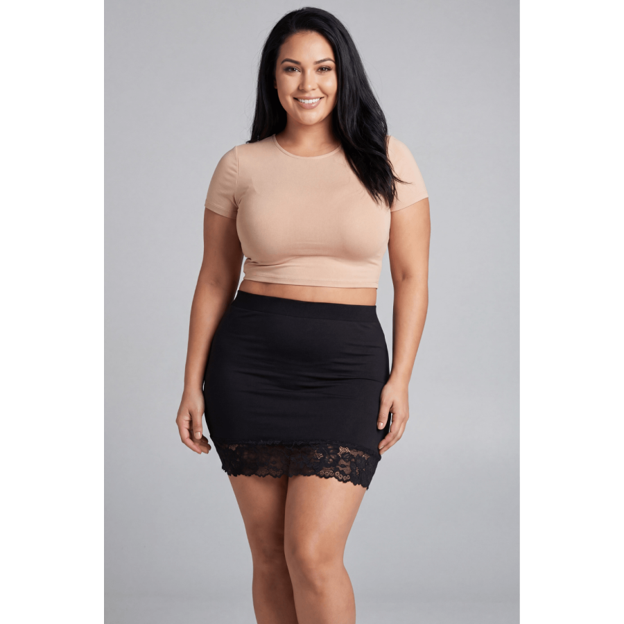 Jupe courte noire Marina - LSK1-SBLK