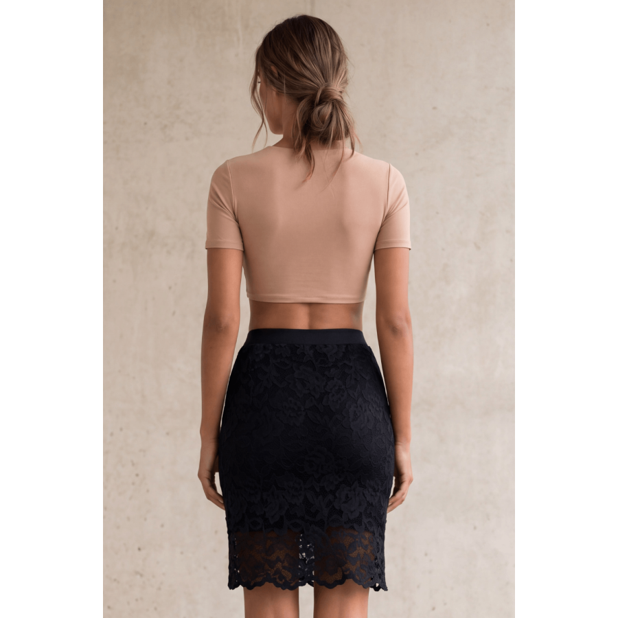 Jupe longue noire Catalina - LSK2-LBLK