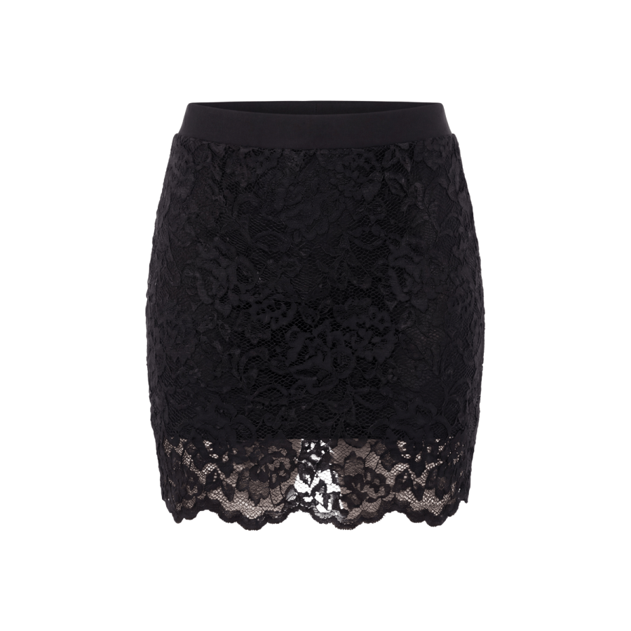 Jupe courte noire Camélia - LSK2-SBLK