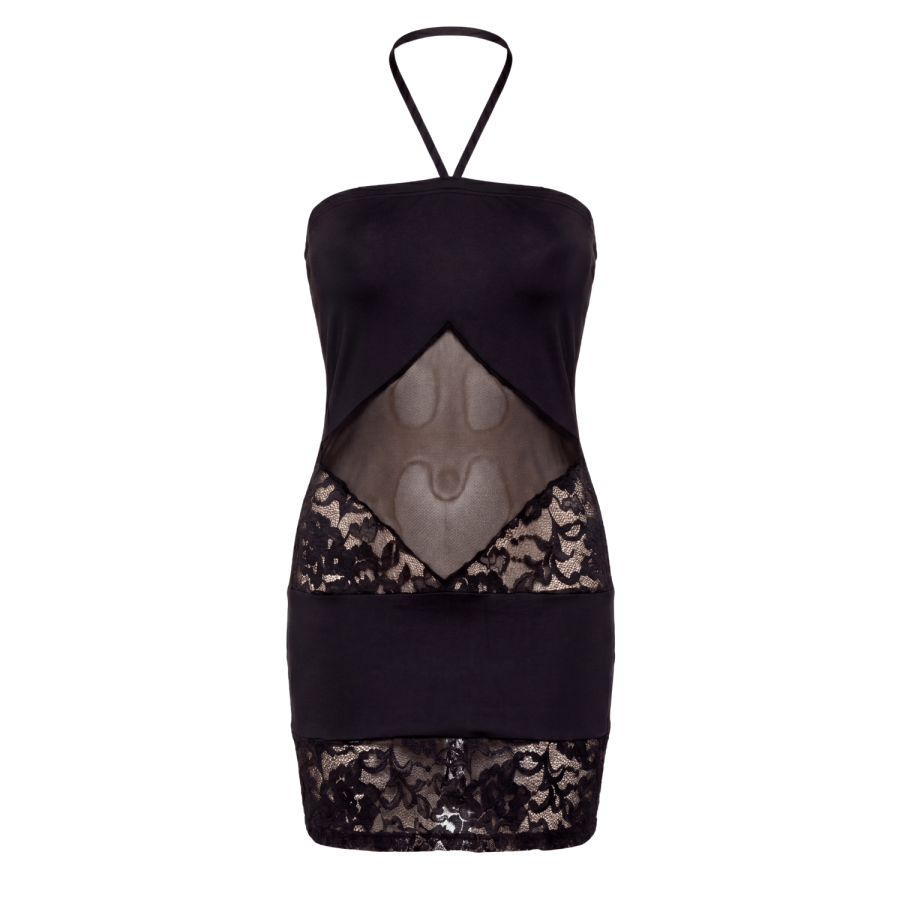 Robe bustier maille et dentelle - LDR2