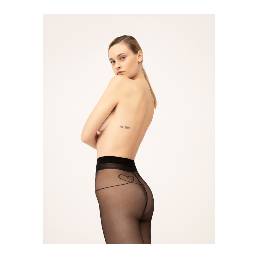 With Love Collants 15 DEN - Noir