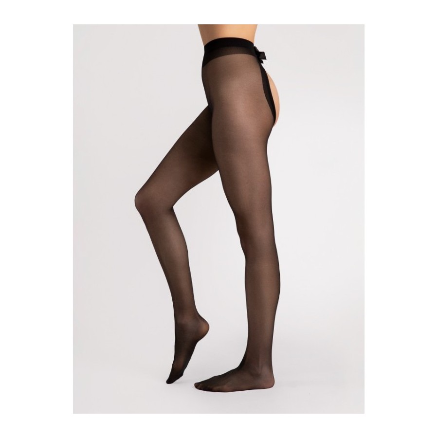 Cute Dream Collants ouverts 20 DEN - Noir