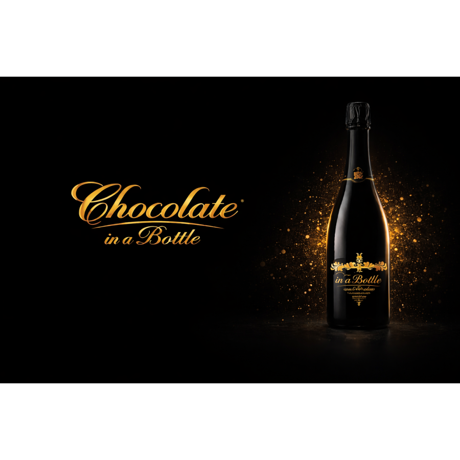 Chocolate in a Bottle – Blanc de Blancs pétillant aux arômes chocolat & noisette