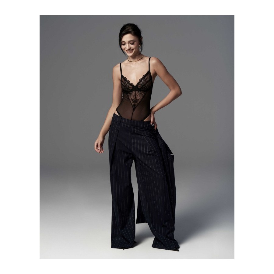 Perisia body ouvert - Noir