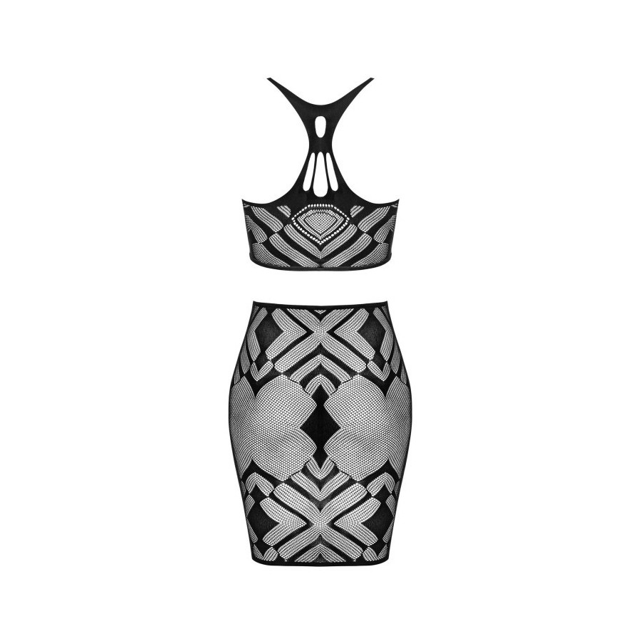K101 top et jupe - Noire