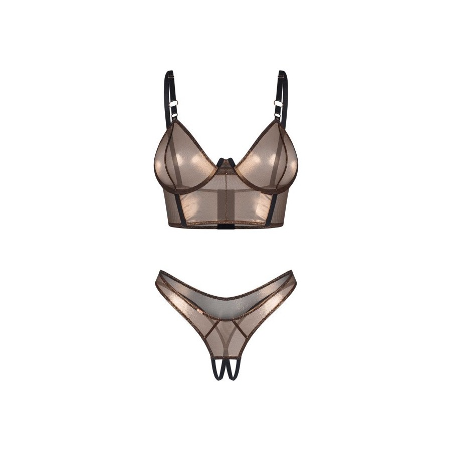Soranna top et string ouvert