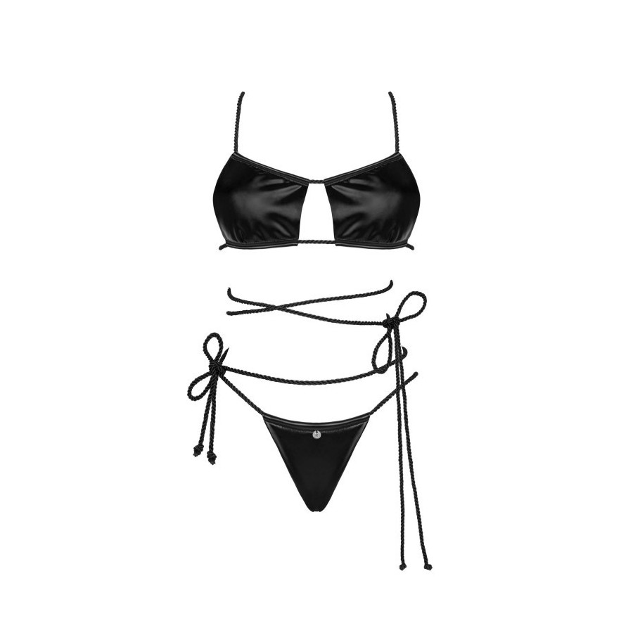 Cordellis ensemble - Noir wetlook